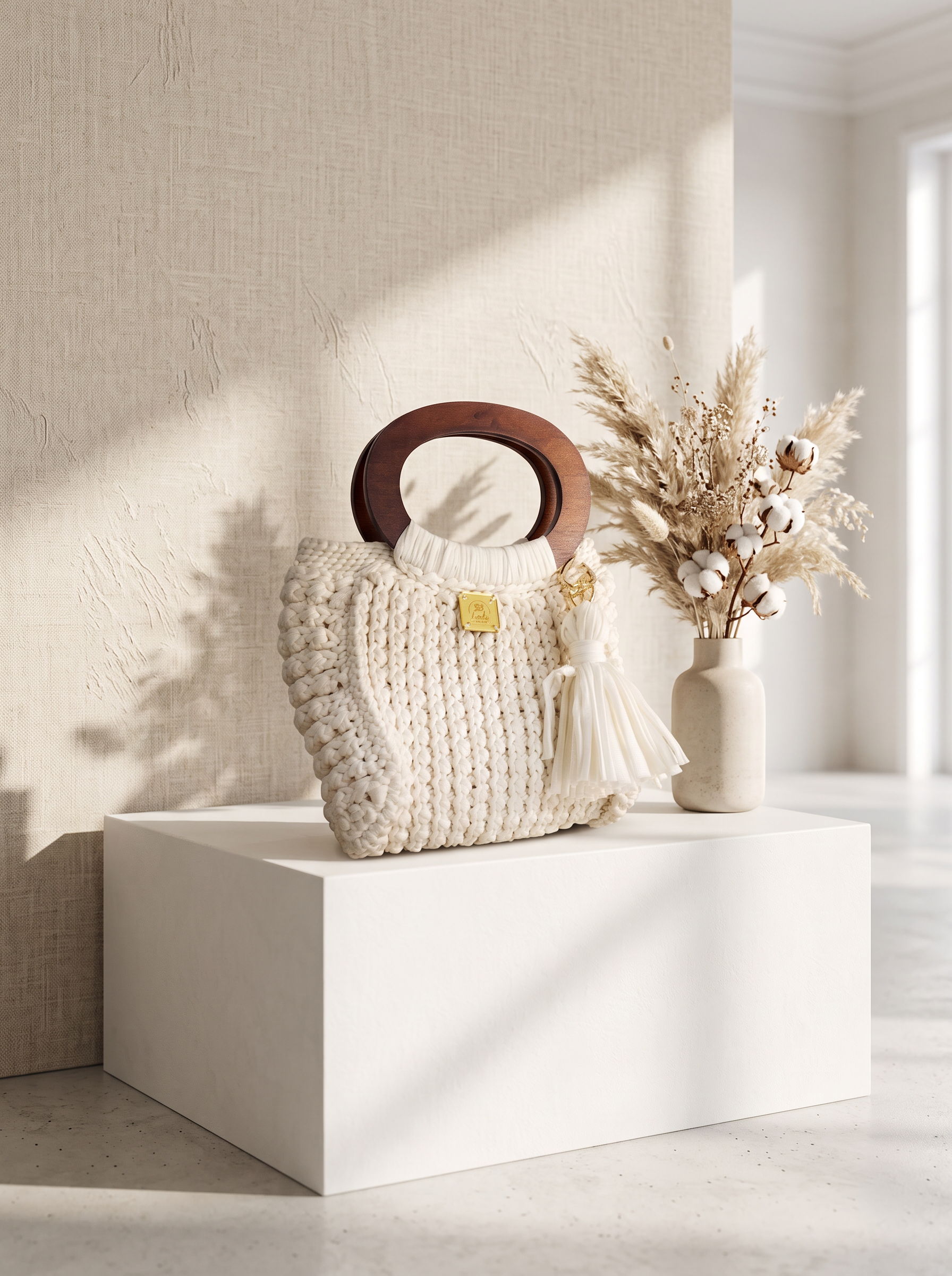 Bolsa Off-White · vista lateral