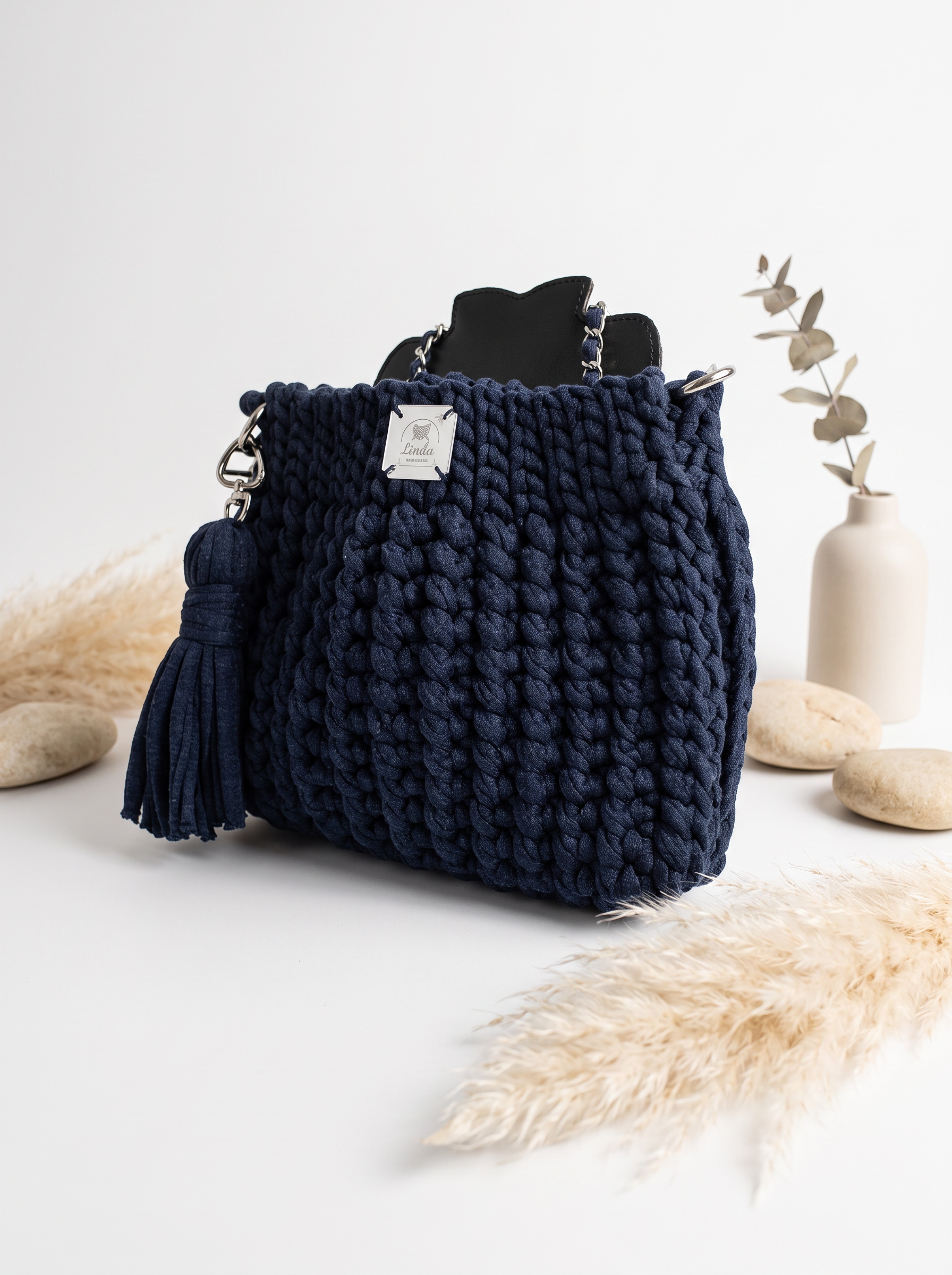 Bolsa Azul-Marinho · perfil