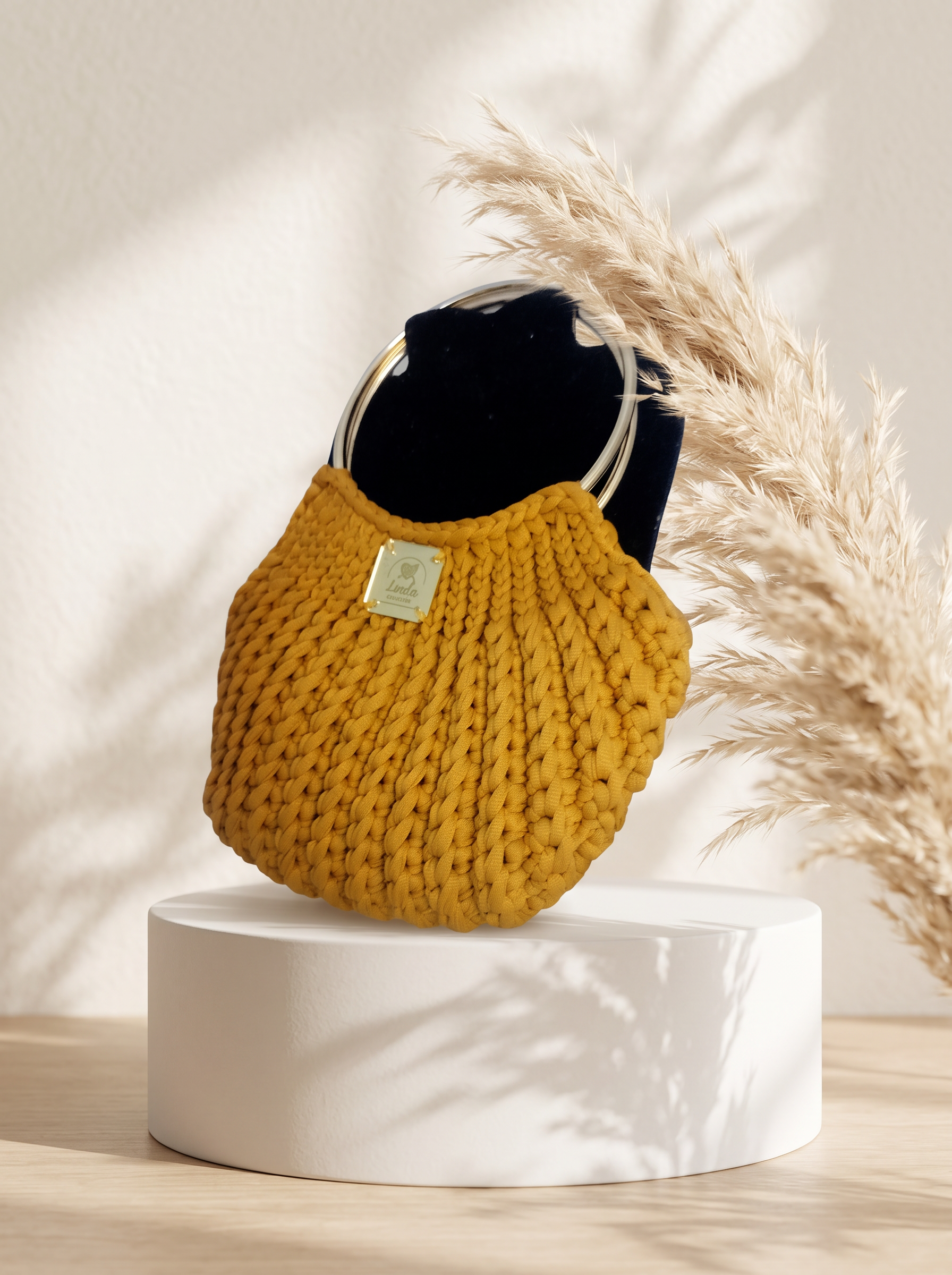 Bolsa Concha Mostarda